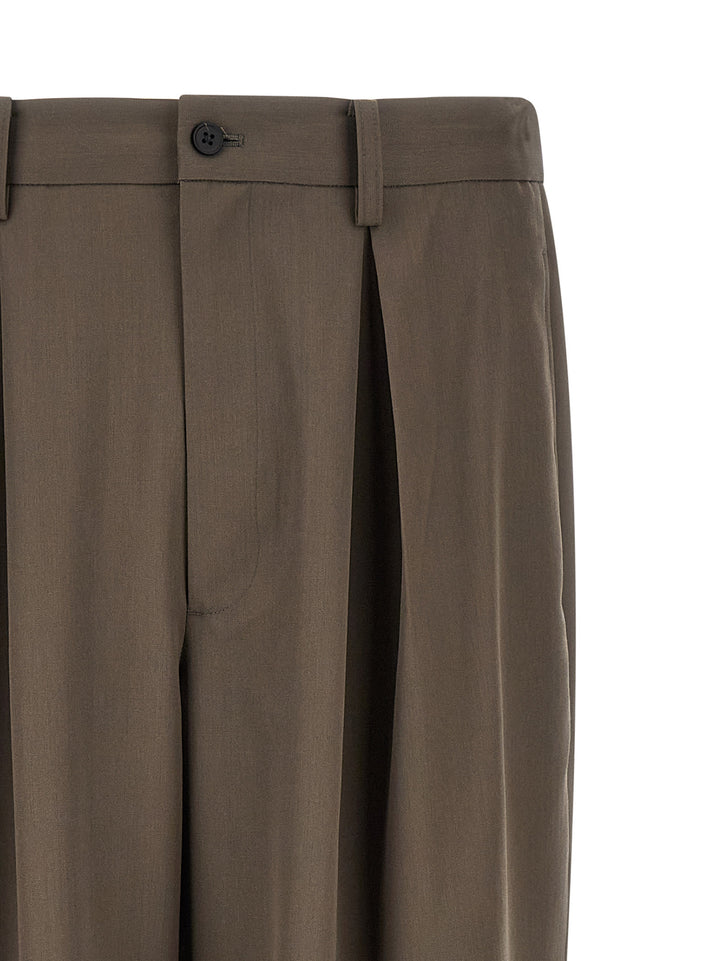 Ssstein With Pleats Pants - Brown | f352ad3b145081e5f8d540cc4eaf5698f4444896