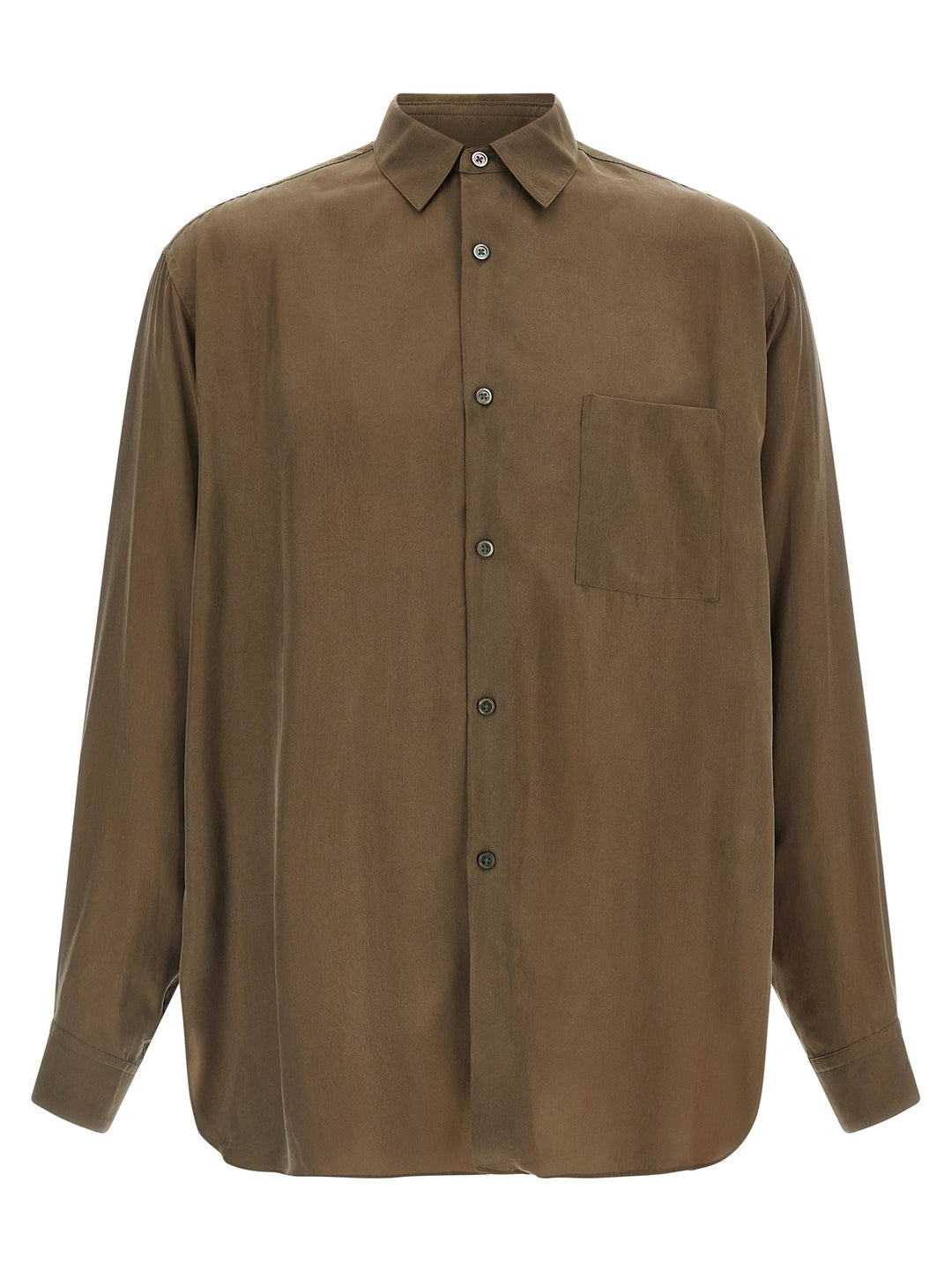 Ssstein Shirt With Pocket Shirt and Blouse - Brown | 52dc50753c983050d8335ff7ace5b54489dbf340