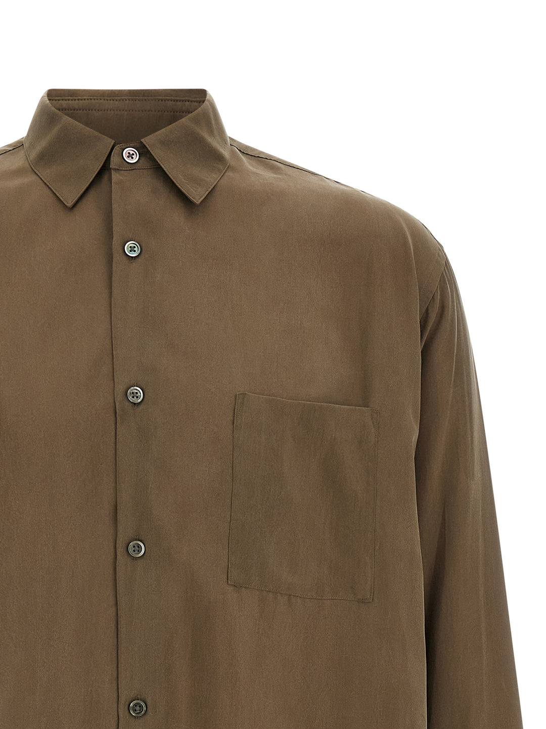 Ssstein Shirt With Pocket Shirt and Blouse - Brown | be3da36626a3e7539fb364a2114ab5ea2f6d942f