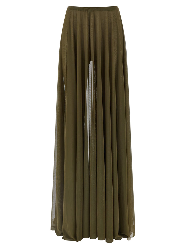 Norma Kamali Pleated Skirt Skirts - Green | 0c1fe5eae142fb79fa99a8bb95e09e75d6e6fe84