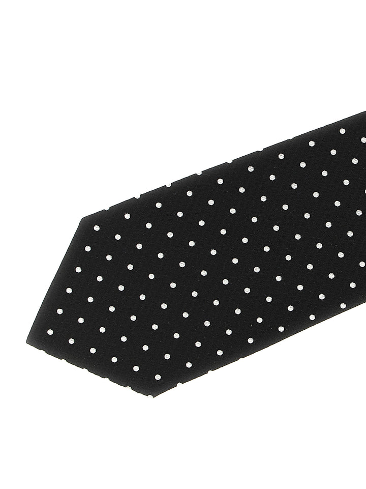 Tom Ford Polka Dot Tie Ties and Papillon - Black | e0bbcea7675dfc3bd87e26b95b3afad4f2932369
