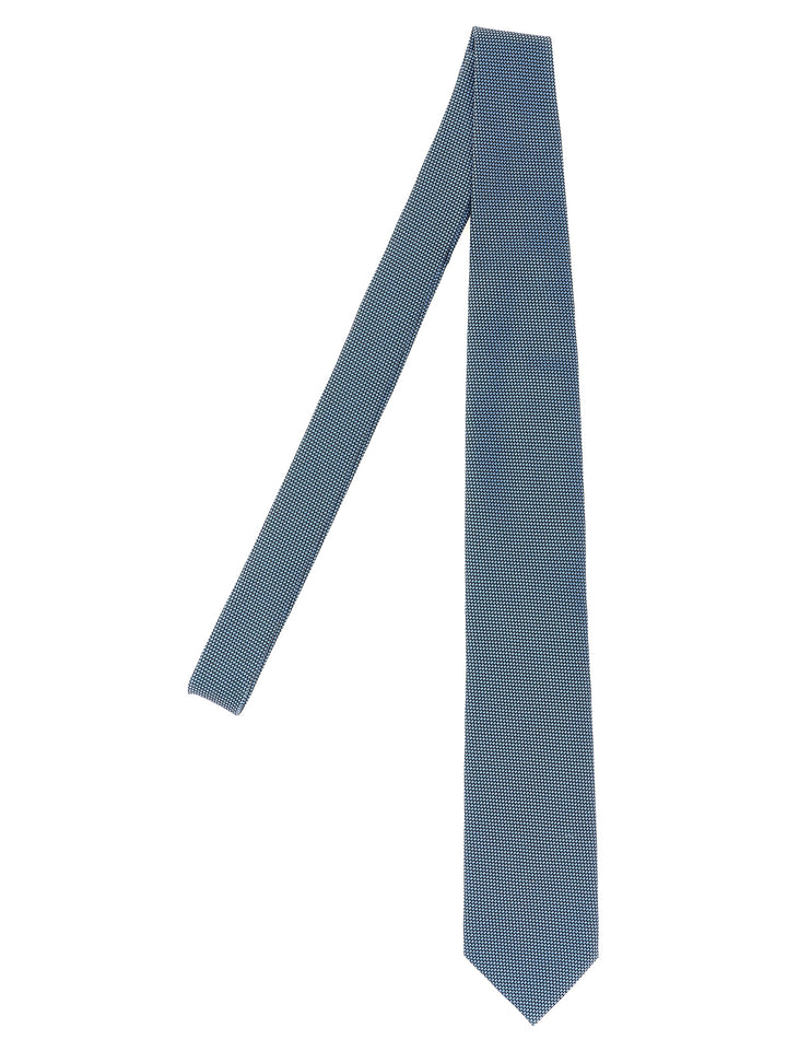 Tom Ford Jacquard Tie Ties and Papillon - Blue | 1163b075562743ec7b22e8338e1957b440df8c13