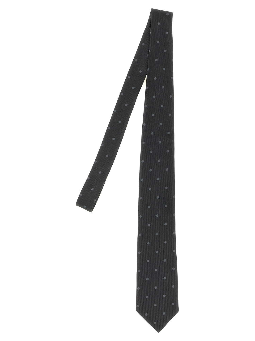 Tom Ford Polka Dot Silk Tie Ties and Papillon - Black | abbf9229df0d8c03b9fd26f08fe48b6a3bc3ceac