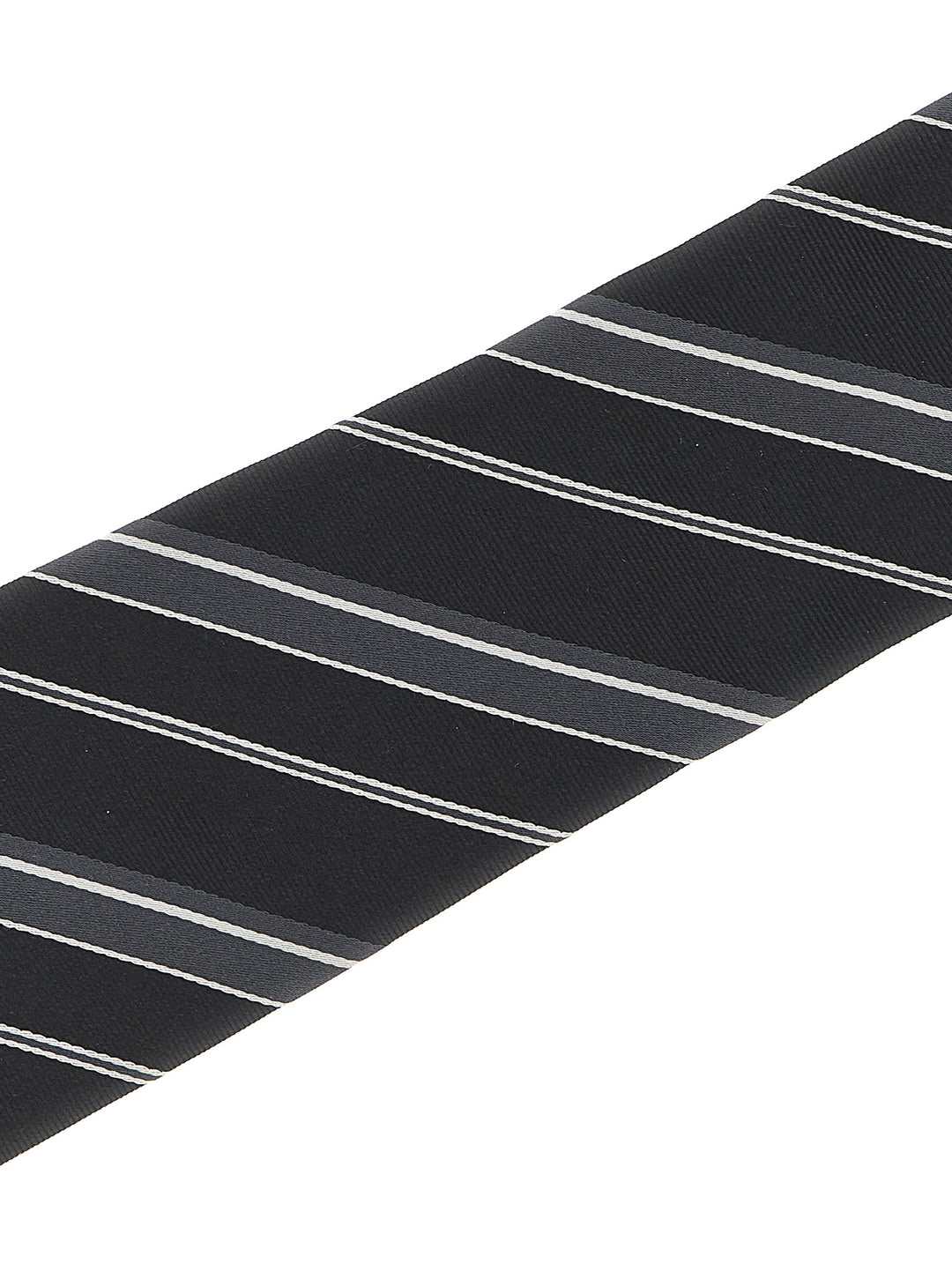 Tom Ford Diagonal Striped Tie Ties and Papillon - Black | 2dc5920eff88c50da197909983e79d4efa315772