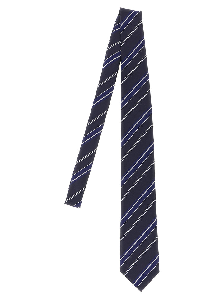 Tom Ford Diagonal Striped Tie Ties and Papillon - Blue | f714475cabe9bc8e124684bfaba6eeef59b7593b