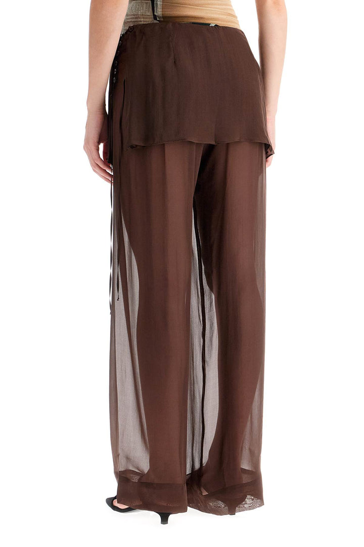 Pantaloni In Chiffon Silk Archive