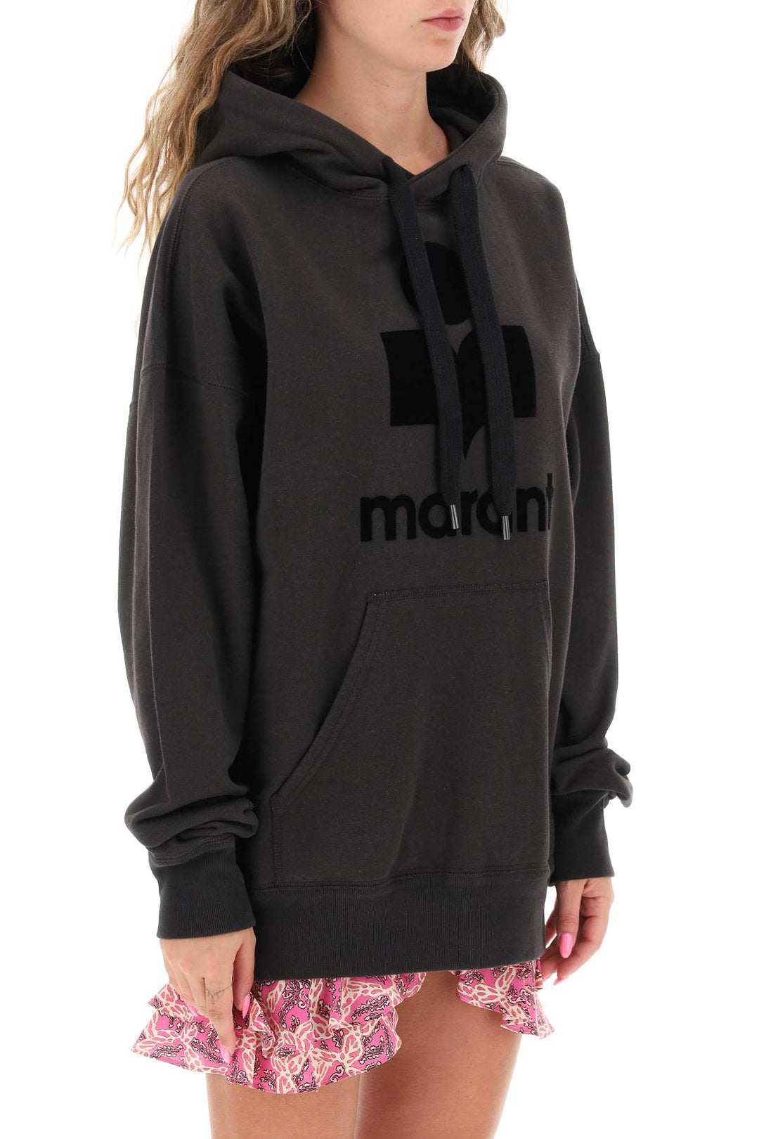 Mansel Hoodie With Flocked Logo