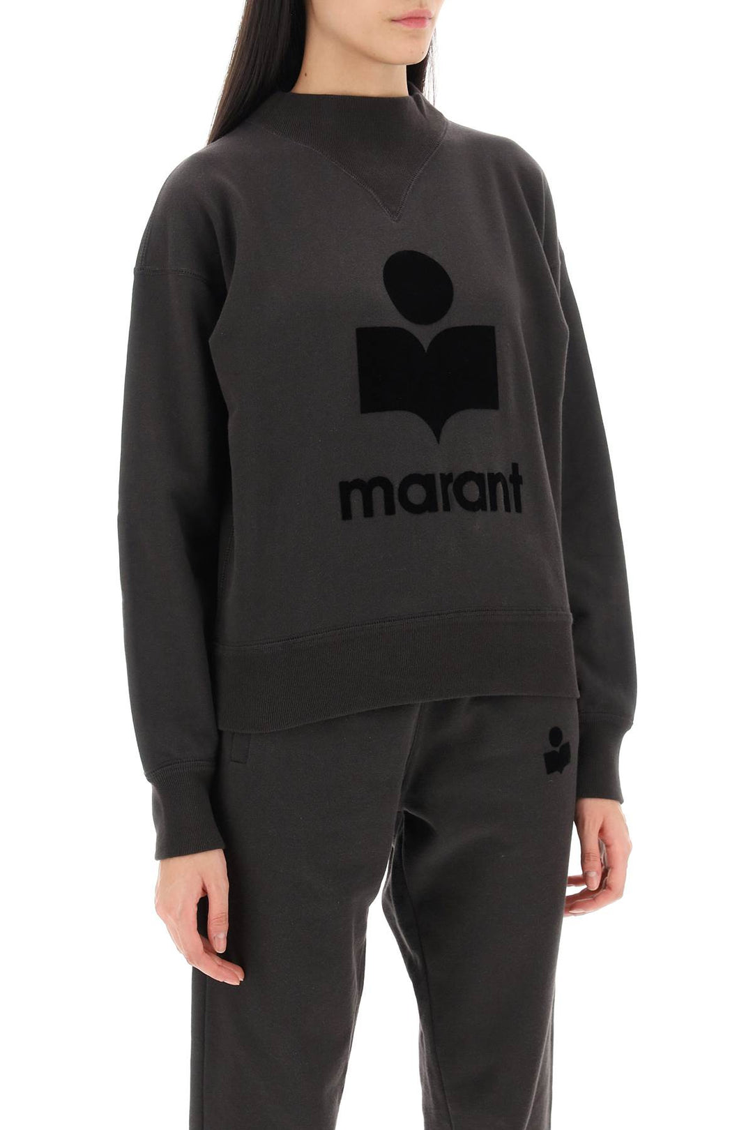 Moby Sweatshirt With Flocked Logo