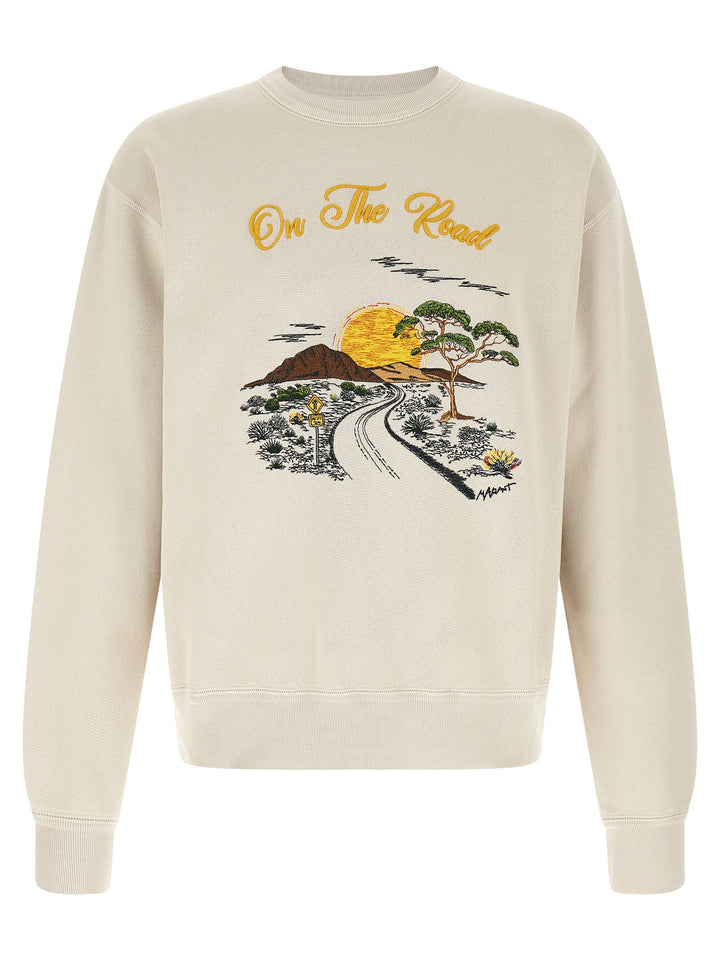 Marant Mikoy-Gb Sweatshirt - White | 48595e03c8224e764f9e0f68112d65d64755c6a3