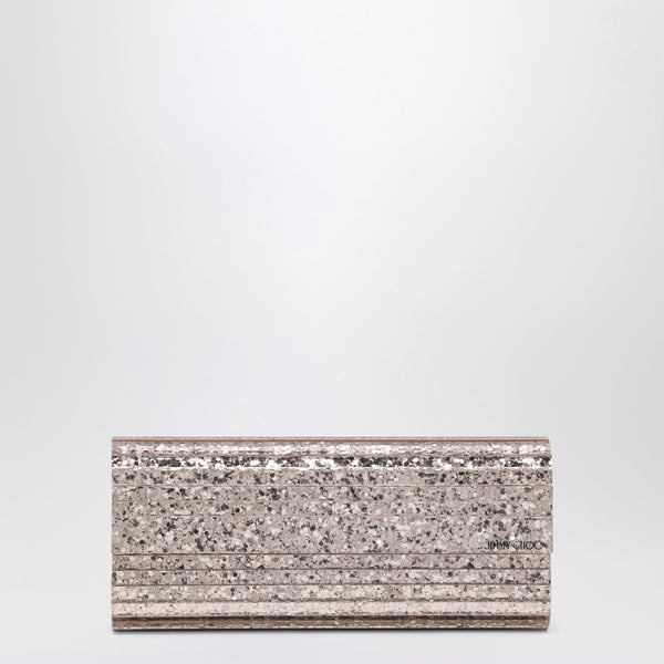 Pink Sweetie Glitter Fabric Clutch
