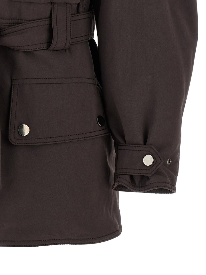 The Andamane Xandra Jacket Puffer Jackets - Brown | 82a19d57c755d820db27ecbd5e97baf4ce0c6629