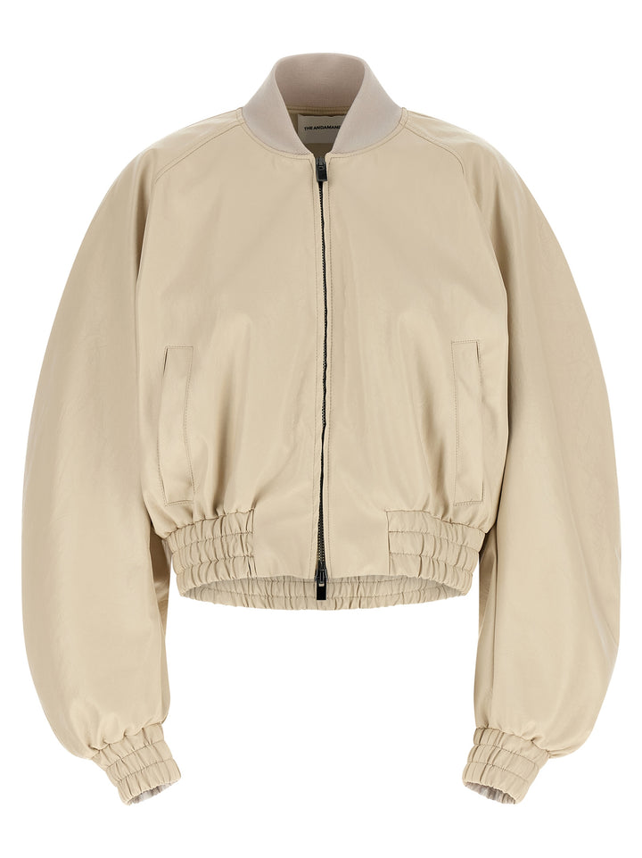 The Andamane Sierra Puffer Jackets - Beige | db157d8ed1d4a41f4d1aa05118dba3002fd76c54