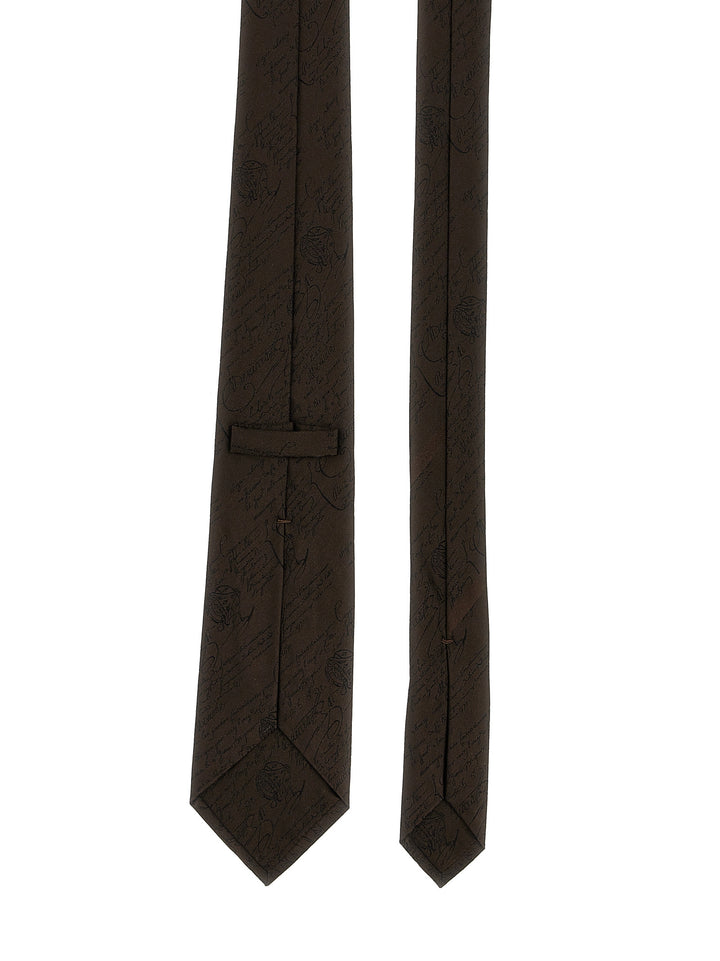 Classic Scritto Ties, Papillon Brown