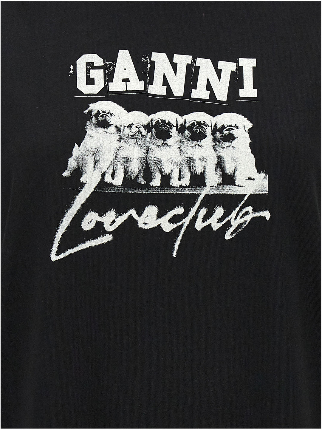 Puppy Love T-Shirt White/Black