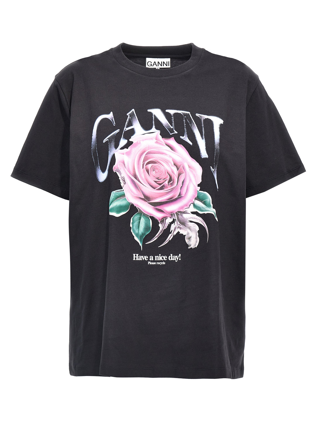 Rose T-Shirt Black