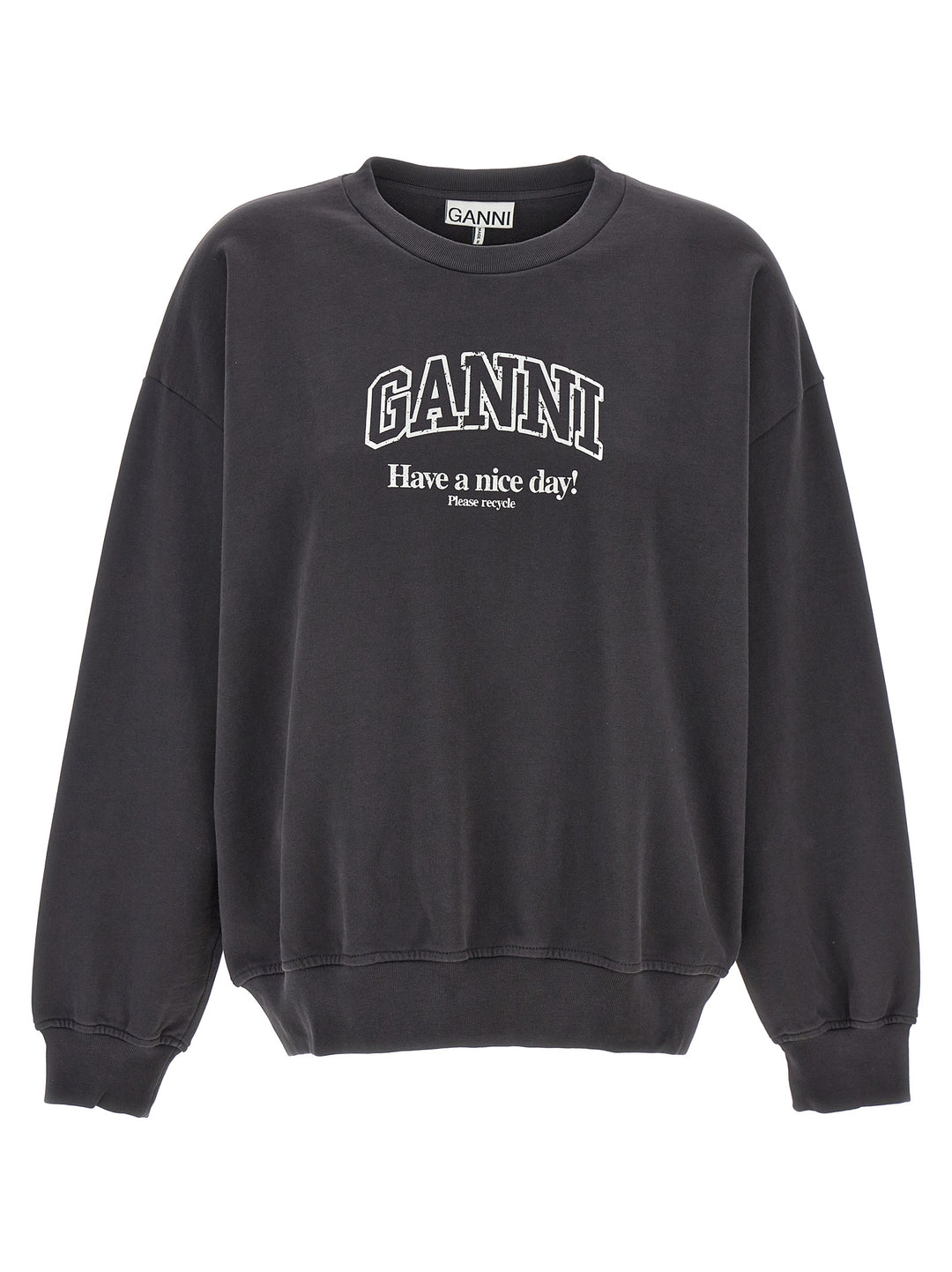 Print Sweatshirt Gray