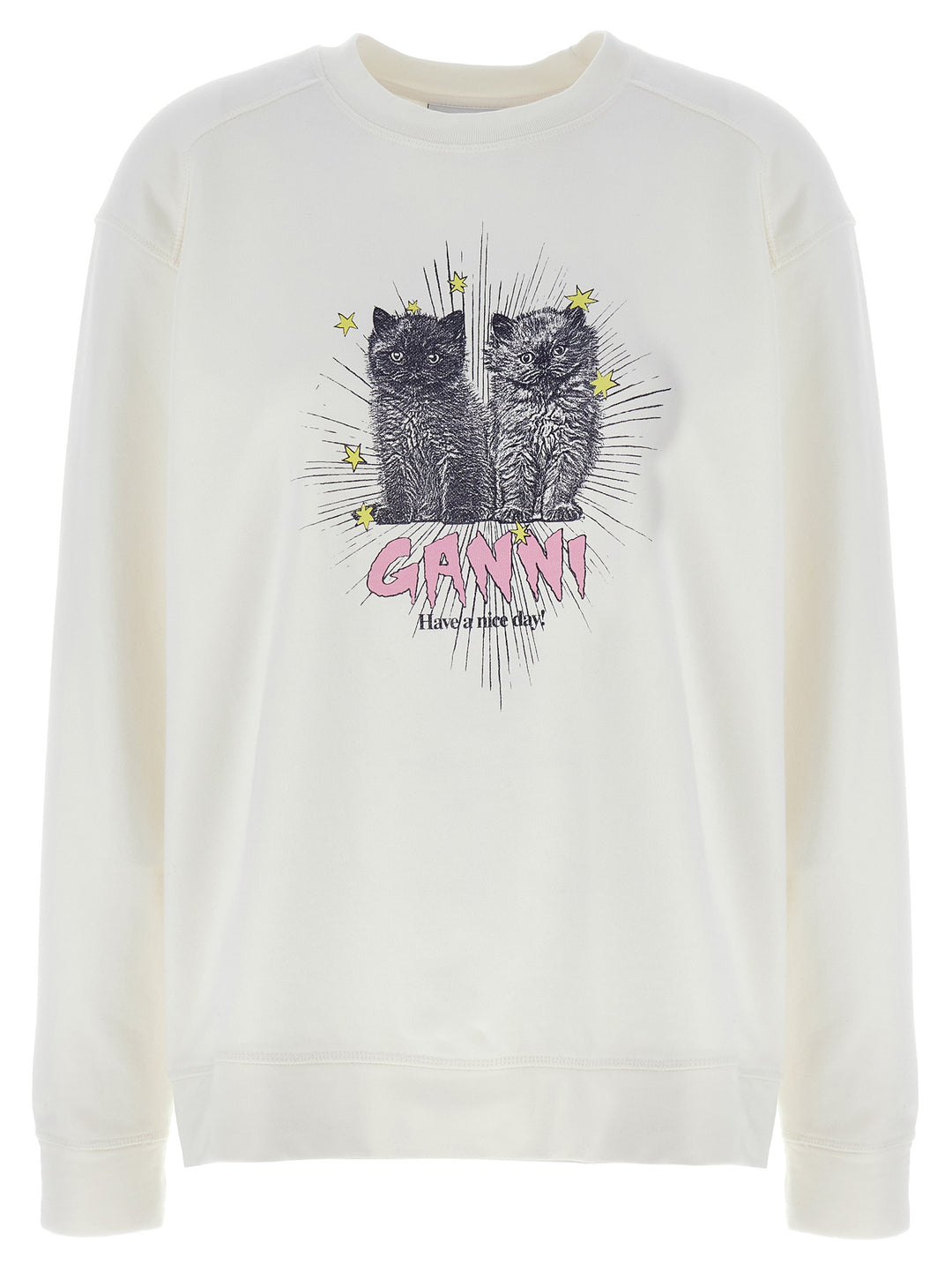 Kittens Sweatshirt White