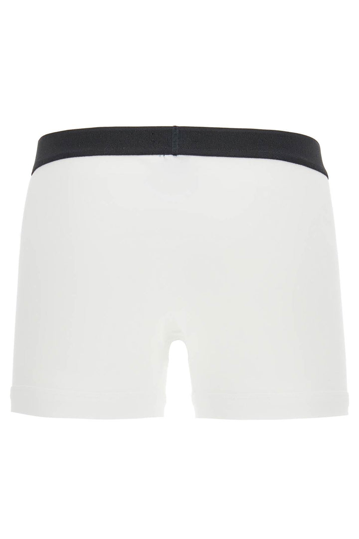 Cotton Bi Pack Boxer Briefs With Logo Band