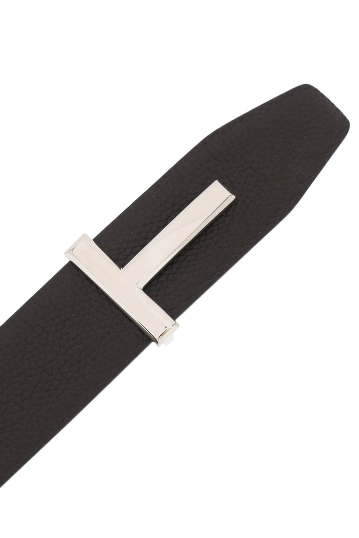 Reversible Grain Leather T Belt