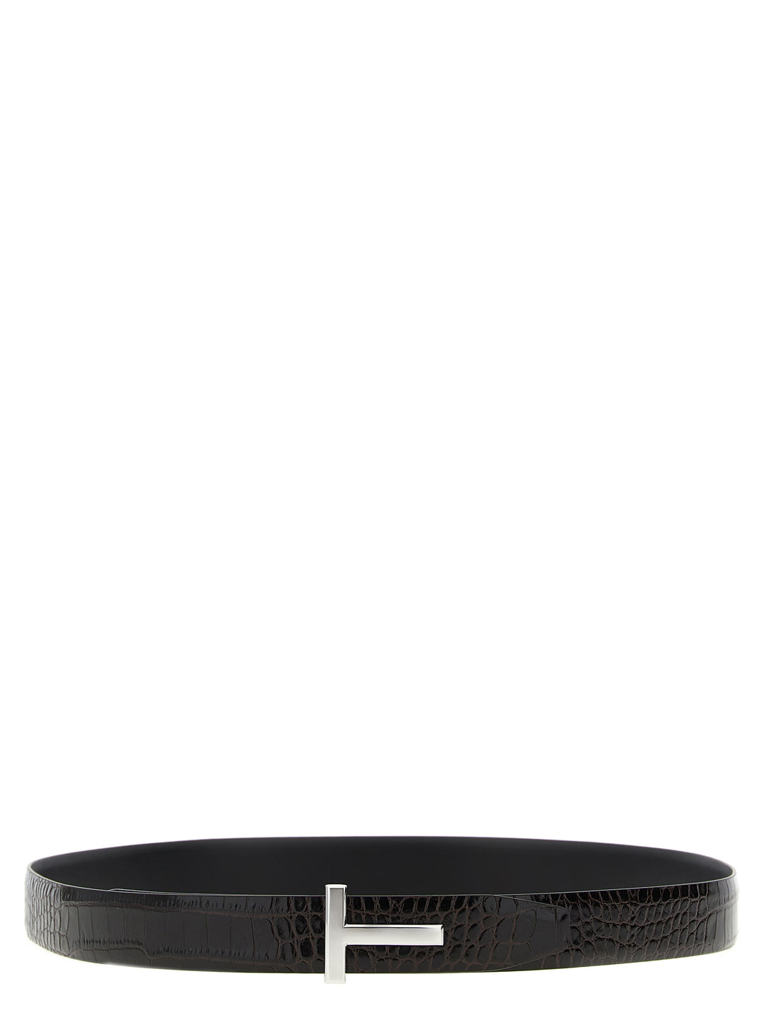 Tom Ford Reversible Crocodile Leather Belt Belts - Brown | 7620f2eecb2acfd4c51a97f167dae5287c47de85