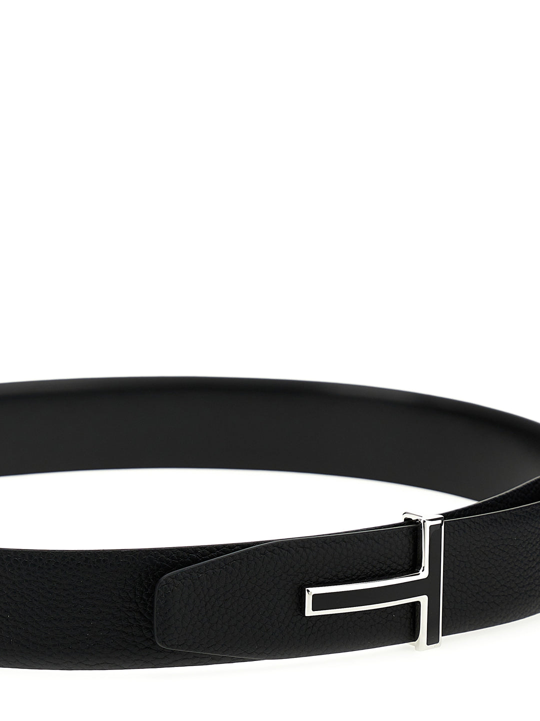 Tom Ford Logo Leather Belt Belts - Black | 5bb78a77fa5905e25cceb571700ef8c38adeda4a