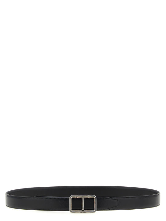 Reversible Belt Antique Buckle Belts Black