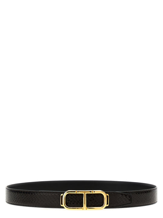 Logo Reversible Belt Belts Multicolor