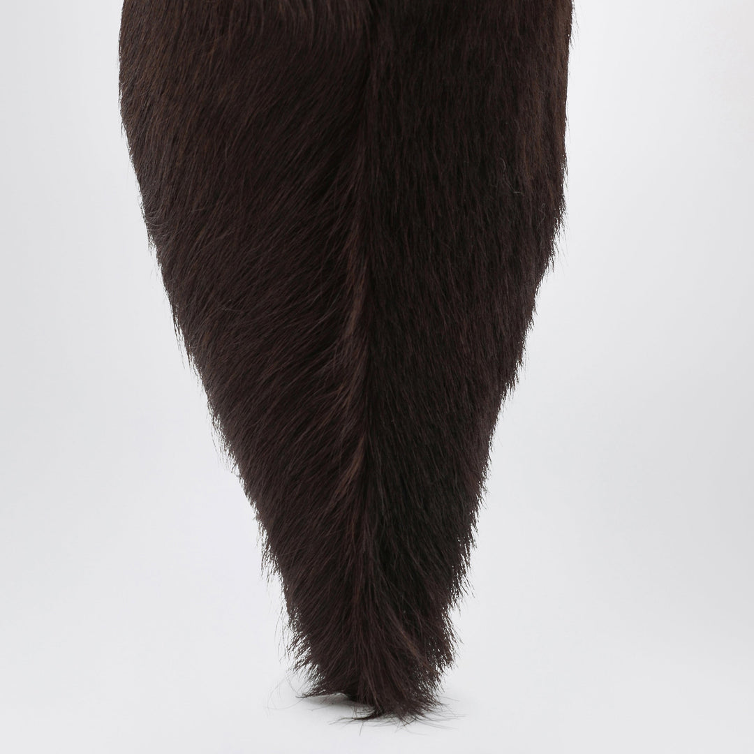 Senso Brown Telkai Boots In Calf Hair