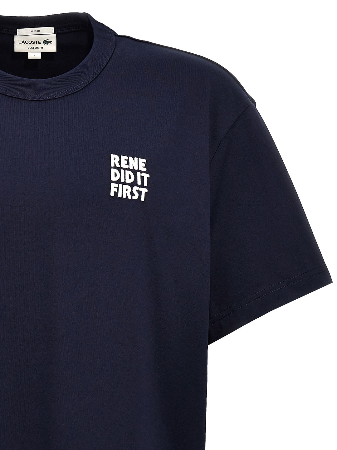 Rene Did It First T-Shirt Blue