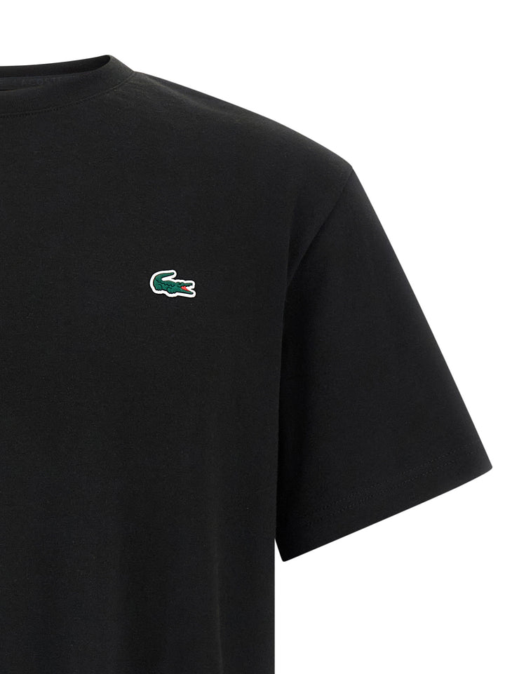 Lacoste Printed T-shirt - Black | 51f48fb9cac6758bf9faab46df5bf8d7b1d285a4