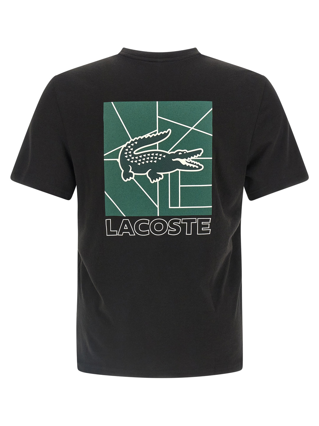 Lacoste Printed T-shirt - Black | 252dc11da325bc2167a23ba34efb75c1dcb47e1c