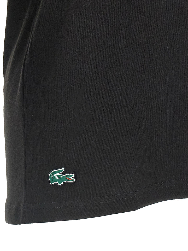 Lacoste Printed T-shirt - Black | 140da35690f45aa03ba7210c5a67b50c5076b4f0