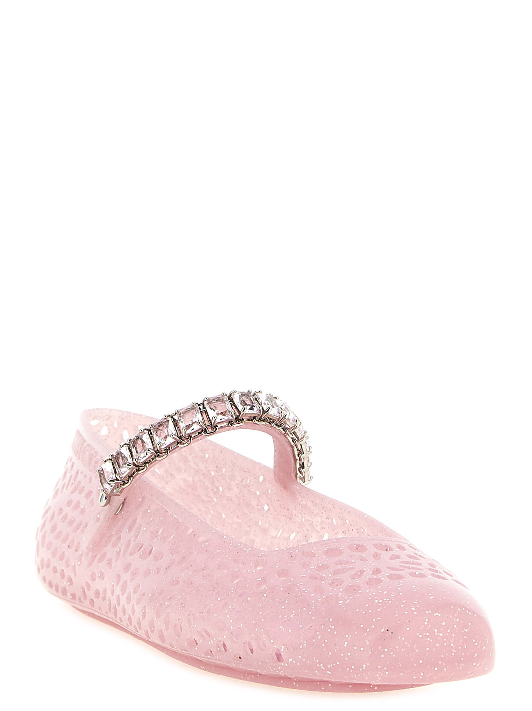 Jimmy Choo The Jelly Flat shoes - Pink | d7390b82f45c95bdc04dc040965e47a013e0e172