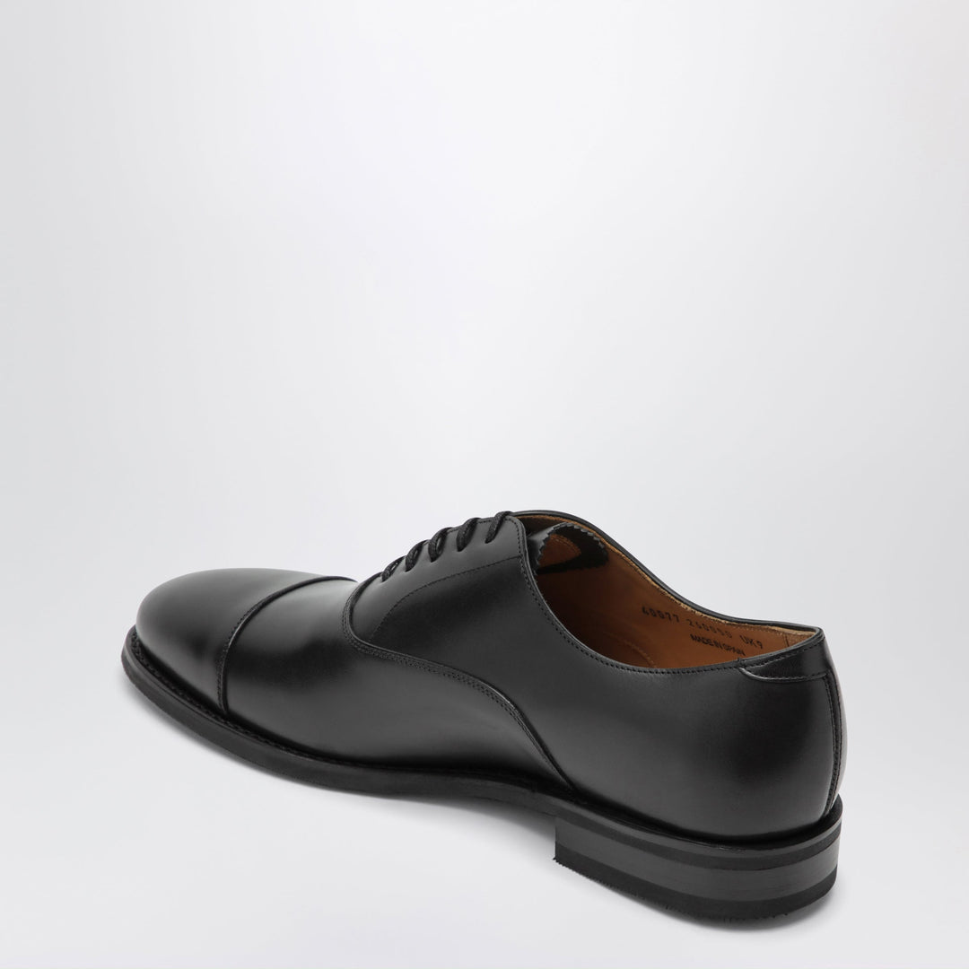Morjas Black The Oxford Shoes In Smooth Leather