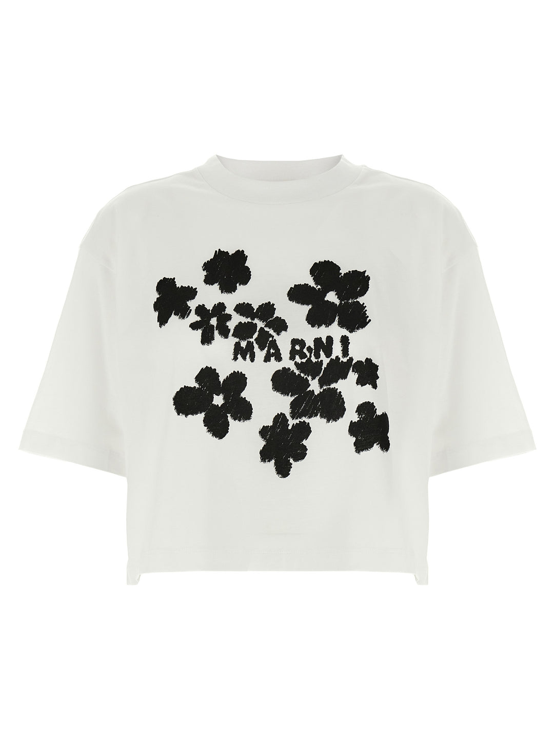 Printed T-Shirt White/Black