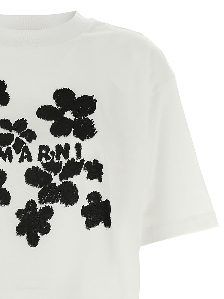 Printed T-Shirt White/Black