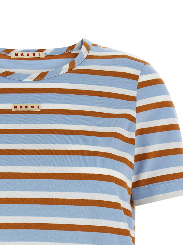Marni Logo Patch T-shirt - Multicolor | cbd837622a5f6138b0de3038b9e622e8fbb04dcf