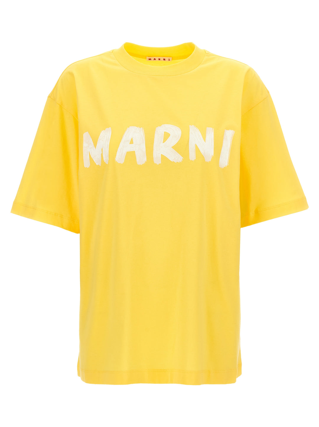 Logo Print T-Shirt Yellow