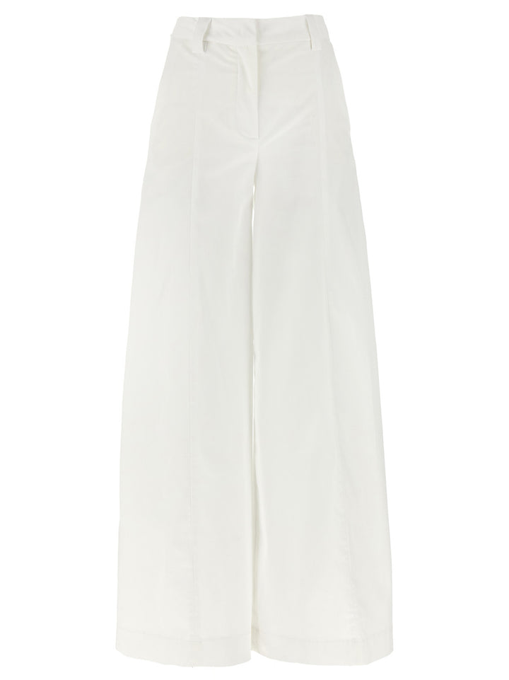 Thelatest Chino Sculpture Leg Pants - White | 54aaa974bd18cfc27feabaeaec78027061825386