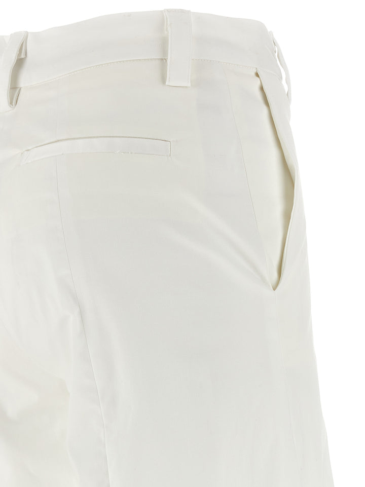 Thelatest Chino Sculpture Leg Pants - White | d9eae8b7420f963188d5aa2d59b427ee237bd5ae