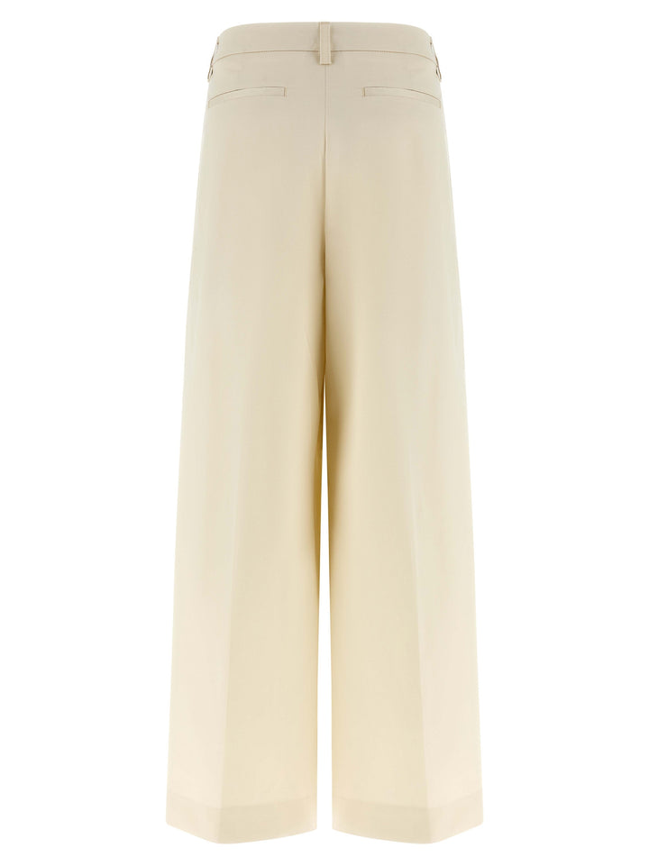 Thelatest Deva Pants - White | 04c5d96199b77ebe88a9b2bd372455a61809ffef