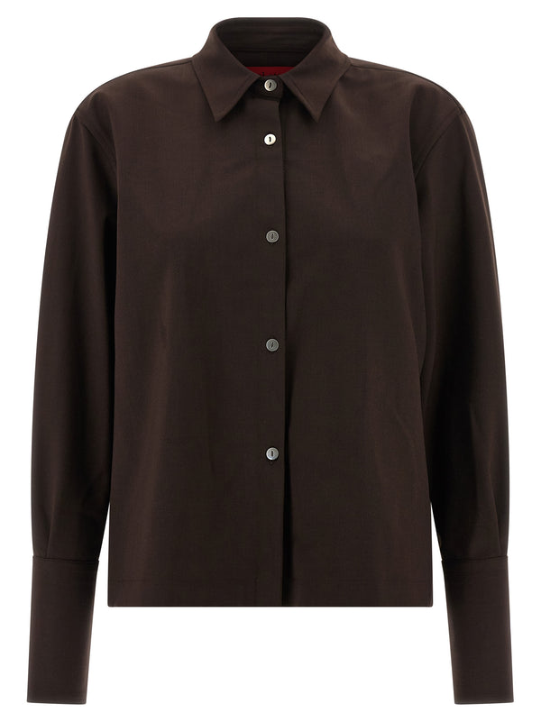 4006 Shirt And Blouse Brown