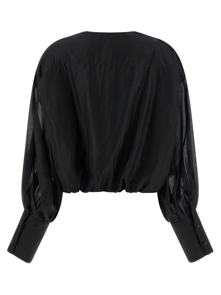 Thelatest Diana Shirt and Blouse - Black | 1112a05ff298c39faf05af9c7a3677cca7448d8c