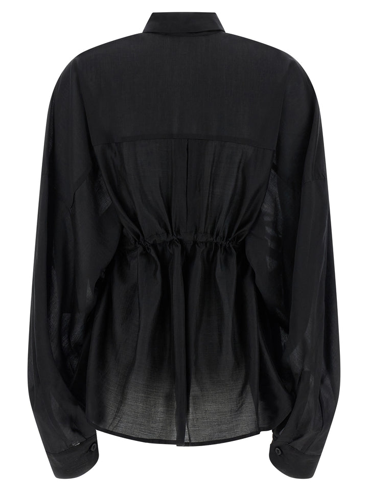 Thelatest Dalida Shirt and Blouse - Black | 8c0f2e8881fda04d4bc06a8888e840c292fb9f1a