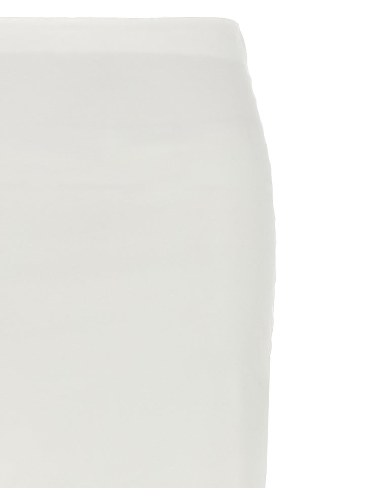 Thelatest Longuette Skirt Skirts - White | 68bea5368df65b7ccbdedca51b0513ca516724f0