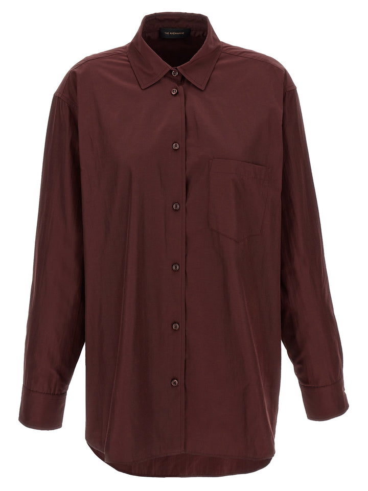 The Andamane Georgiana Shirt and Blouse - Brown | 60d7130128a0fa9311e74f67d6760c9e3029c175