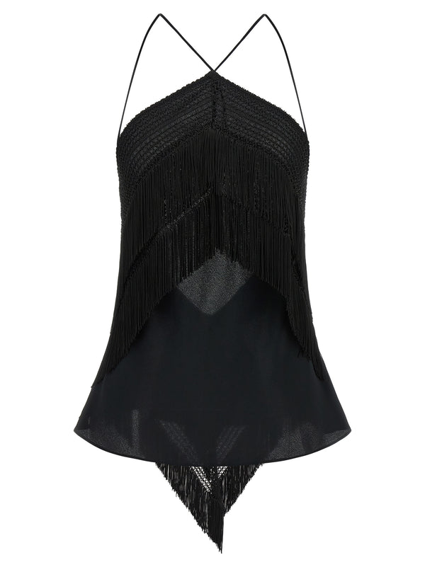 Reina Tops Black