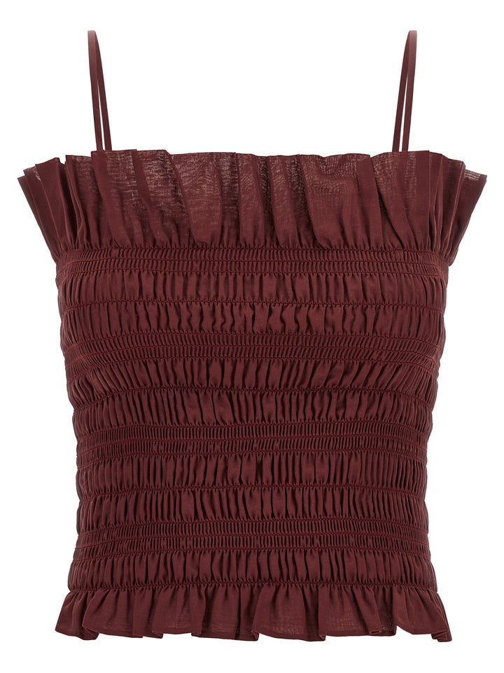 The Andamane Suri Tops - Bordeaux | 73c3401523a57d2bea2e8e07807eb22b104259bf