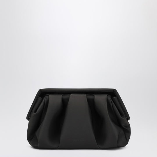 Black Afrodite Clutch In Vegan Leather