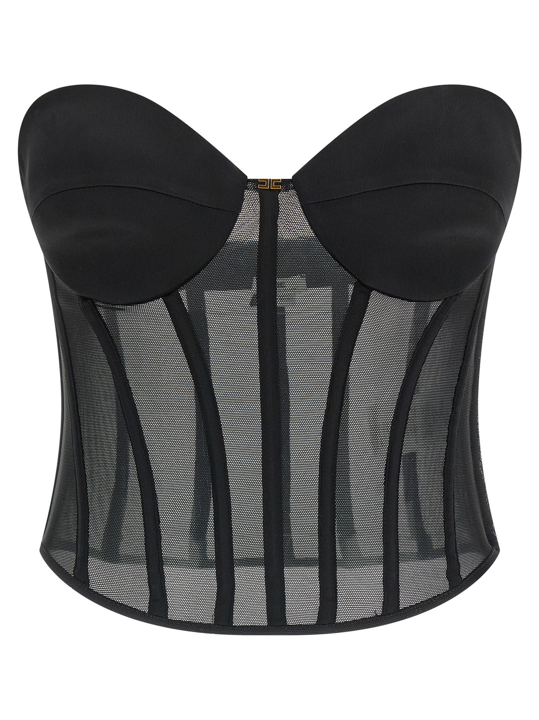 Elisabetta Franchi Bustier Top Tops - Black | 7cd14251c00b2a3d0450b0e9e13215766a05fa75